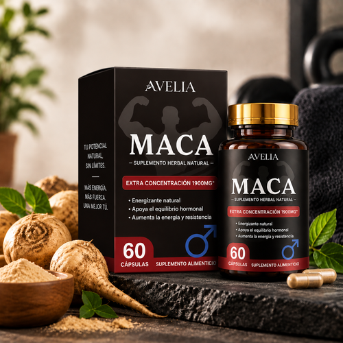MACA - Suplemento Herbal Natural